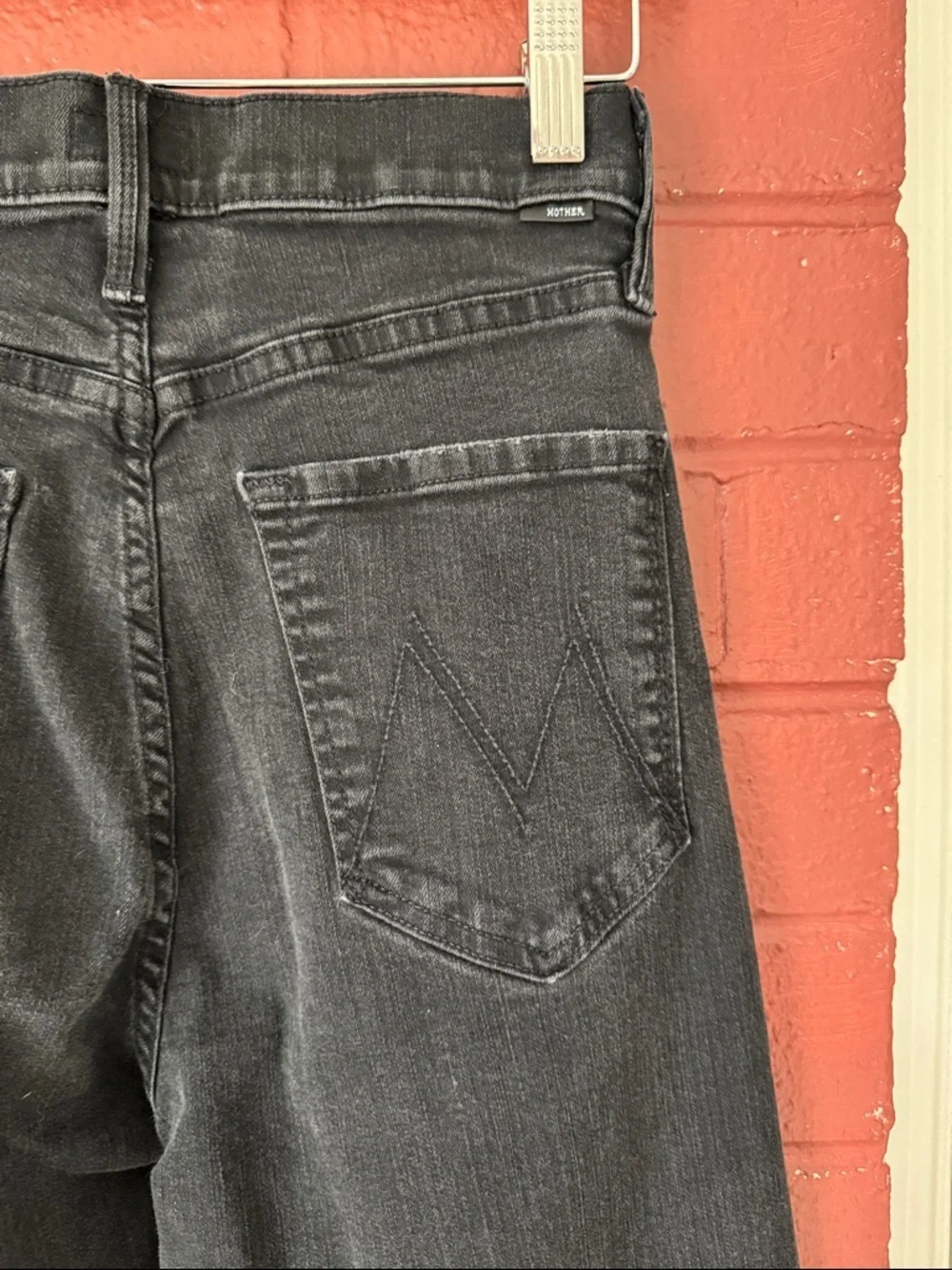 MOTHER High Waisted Rider Skimp in ‘Not Guilty’ Wash